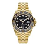 Rolex Gmt Master II Gold Black Dial Replica