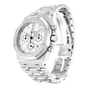 Audemars-Piguet-Royal-Oak-Chronograph-White-Replica-Left-600x600