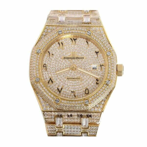 audemars-piguet-royal-oak-selfwinding-ap160sf295-yellow-gold-iced-out-diamond-dial-replica-600x600