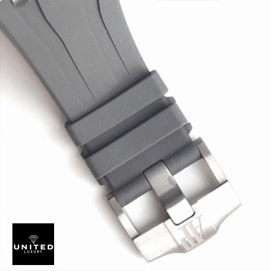 Audemars Piguet 26400IO.OO_.A004CA Grey Rubber Bracelet Replica white background