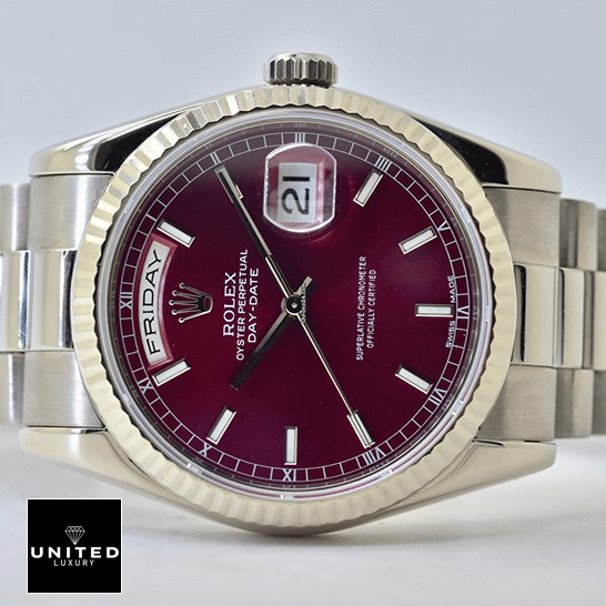 Rolex Day-Date 36 White Gold 118239-0304 Replica