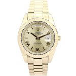 Replica Rolex Day-Date II 41mm Gold Dial 218238