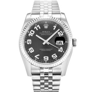 Replica Rolex Datejust 36mm Black Dial 116234