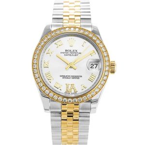 Replica Rolex Datejust 31mm White Dial 178383